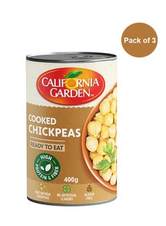 Buy Ready to Eat Chickpeas 400grams Pack of 3 in UAE