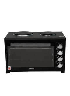 Buy Electric Oven Black Convection Fan 2 Hot Plate Rotisserie NEO50HP 45 L 2000 W NEO50HP Black in UAE