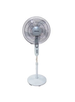 Buy Stand Fan 16 Inches 5 Blades 40.0 W NF145 ECO Light Grey in UAE