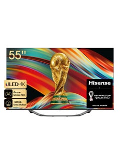 Buy 55 Inch Quantum Dot 600-nit 4K HDR10+ Dolby Vision IQ ULED Smart TV with Disney+ Freeview Play HDMI 2.1 and Filmmaker Mode 2022 New 55U7HQ Black in UAE