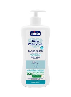 Buy Baby Moments Body Wash No-Tears Protection For Baby Skin 0M+ 500Ml in UAE