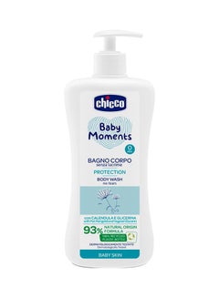 Buy Baby Moments Body Wash No-Tears Protection For Baby Skin 0M+ 750Ml in UAE