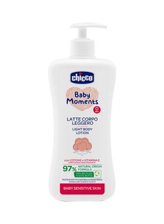 Buy Baby Moments Light Body Lotion For Baby Sensitive Skin 0M+ 500Ml in UAE