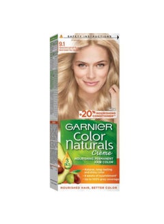Buy Color Naturals Permament Hair Color Cream 9.1 Extra Light Ash Blonde in Saudi Arabia