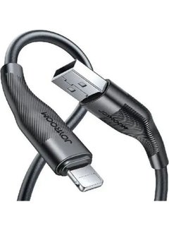 اشتري USB to USB-C Charging Cable, 1 Meter Black في مصر