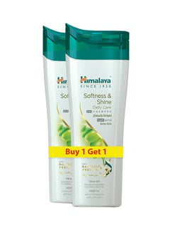 Buy Pack Of 2 Shampoo Daily Care 2 In 1 Soft And Shine 400ml in UAE