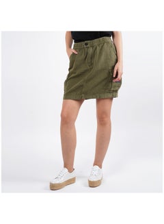 Buy Short Cargo Skirt Olive Tree Canvas in Egypt