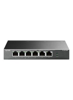 Buy Switch TP-Link Poe Tl-SF1006P 6Port 10/100Mbps Unmanaged Desktop black in UAE