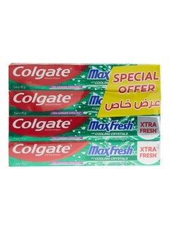 Buy Max Fresh Clean Mint Toothpaste 75ml Pack of 4 in UAE