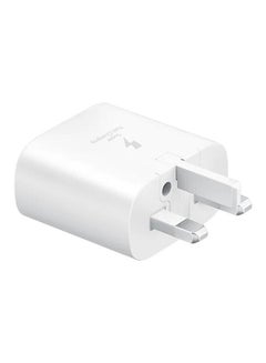 اشتري محول مزود طاقة بمنفذ USB-C بقدرة 25 وات أبيض في السعودية