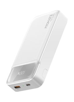 اشتري 20000mAh Power Bank 20W USB-C PD Port and QC 3.0 White في الامارات