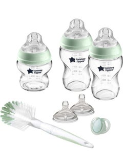 Buy Closer to Nature Glass Feeding Bottle Kit, Starter Set - Clear in Saudi Arabia
