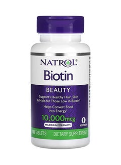 Buy Biotin Beauty 10000 mcg - 100 Tablets in UAE