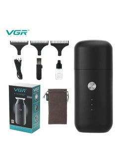 اشتري Hair Clippers Professional Trimmer Electric Cutter Shaver For Men Kids Pet Suitable for Home Daily Black 11*5*4cm في السعودية