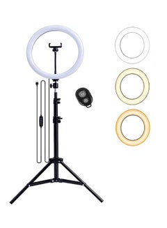 Buy Ring Light With Photography Stand And Remote Control Black in UAE