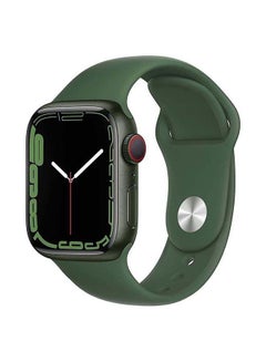Buy 309.0 mAh Watch Series 7 GPS + Cellular 45mm Green Aluminium Case with Sport Band Clover in UAE