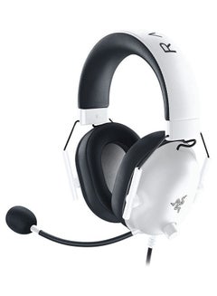 Buy Razer BlackShark V2 X Gaming Headset: 7.1 Surround Sound - 50mm Drivers - Memory Foam Cushion - for PC, Mac, PS4, PS5, Switch, Xbox One, Xbox Series X|S, Mobile - 3.5mm Audio Jack - White in UAE