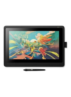 اشتري DTK-1660K0B Cintiq 16 Creative Pen Display Graphic Tablet With Stand black في السعودية