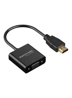 Buy Hdmi To Vga Converter Adapter Cable 1080p Male To Female, Prolink-h2v black in UAE