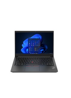 اشتري ThinkPad E14 Gen4 Laptop With 14-Inch Display, Core i7-1255U-Processor/16GB RAM/512GB SSD/Integrated Intel Iris Xe Graphics/Windows 11 English Black في السعودية