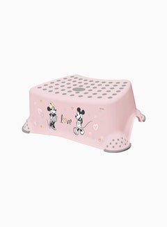 Buy Disney Step Stool With Anti-Slip Function - Minnie Mickey, Pink in UAE