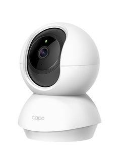 Buy Tapo C200 Pan/Tilt 1080p Full HD Home Security Wi-Fi Camera, Live view And Two-Way Audio, Night Vision, Motion Detection, Baby Monitor, MicroSD Card Support,  Works With Google Assistant And Amazon Alexa, Remote Management By App in UAE