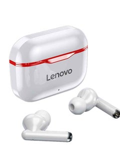 Buy LP1 TWS Bluetooth Wireless In-Ear Headphones White/Red in UAE