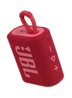 اشتري مكبر صوت جو 3 محمول ويعمل بتقنية البلوتوث أحمر في الامارات
