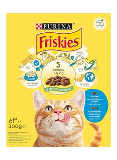 اشتري Friskies With Salmon And With Vegetables 300grams في الامارات