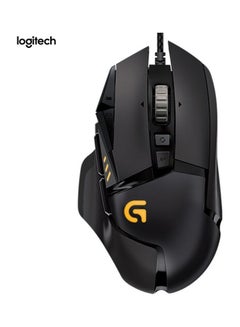 Buy G502 Adaptive Gaming Mouse Wired RGB Tunable Weights 12,000 DPI 11 Programmable Buttons Black in UAE