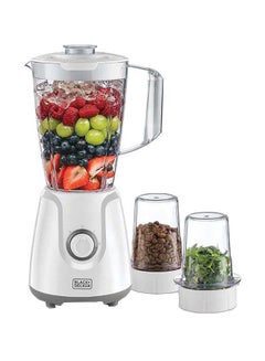 Buy Blender with Grinder Mill and Chopper Mill 1.5 L 400.0 W BX4000-B5 White in Saudi Arabia