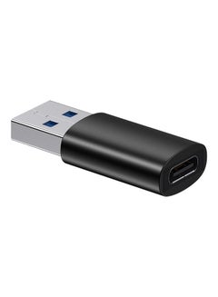 Buy USB C to USB 3.1 Adapter USB C Female to USB Male Adapter USB C Adapter 10Gbps Compatible with MacBook Pro 2018/2017,PC, Laptops Chargers and more Black in UAE