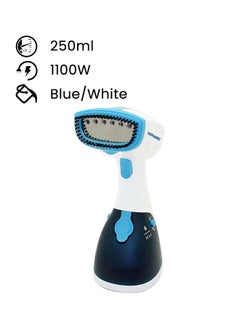 Buy Garment Steam Iron with Water Tank Ultra Easy Wrinkle Remover Steamer Portable Travel-Friendly 16 Max Handheld 250 ml 1100 W SGS-315 Blue/White in Saudi Arabia