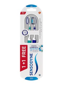 اشتري Soft Toothbrush Complete Protection, 2 Piece Multicolour في الامارات