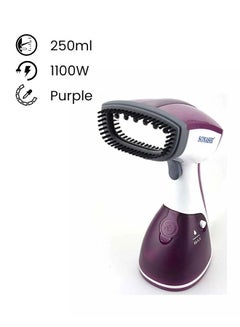 Buy Portable Travel-Friendly Garment Steamer with 250ML Water Tank |Easy Wrinkle Remover 0.25 L 1100 W SGS-315 Purple in Saudi Arabia