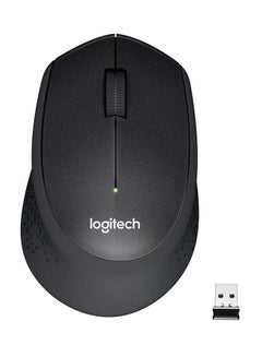 Buy 2000.0 mAh M330 Silent Wireless Mouse Black in Saudi Arabia