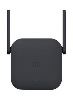 Buy Mi Wi-Fi Range Extender Pro Wifi Repeater, Network Expander/ 2 External Antenna/ Up to 300Mbps / Up to 16 devices Connectivity / Plug & Play Black in Saudi Arabia