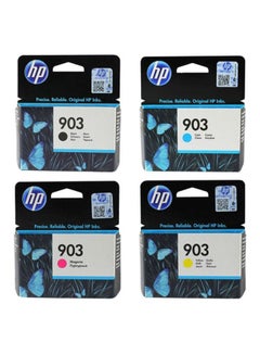 Buy 4-Piece 903 Replacement Ink Cartridge Set Multicolour in Egypt
