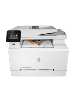 اشتري طابعة M283fdw Color LaserJet Pro متعددة الوظائف، طباعة، نسخ، مسح ضوئي، فاكس، سرعة طباعة 22 صفحة في الدقيقة، دقة 600 × 600 نقطة في البوصة، شاشة لمس ملونة 2.7 بوصة، وحدة تغذية تلقائية للمستندات سعة 50 صفحة للمسح الضوئي والنسخ | 7KW75A أبيض أبيض في الامارات