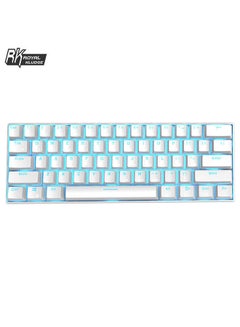 Buy 61 Keys Wired/Wireless Keyboard White in Saudi Arabia