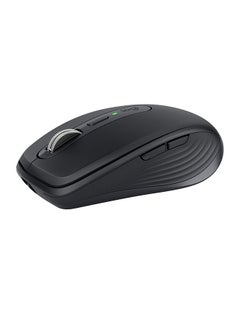 Buy MX Anywhere 3 Compact Performance Mouse – Wireless, Magnetic Scrolling, Ergonomic, 4000DPI Sensor, Custom Buttons, USB-C, Bluetooth, Windows PC, Linux, Chrome " Graphite in Saudi Arabia