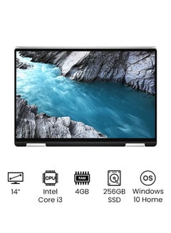 Buy Dell Inspiron 14 5406 Convertible Laptop With 14-inch Touch Full HD Display, Intel 11th Gen Core i3-1115G4 / 4GB RAM / 256GB SSD / Intel UHD Graphics / Windows 10 Home /International Version English/Arabic Grey in UAE