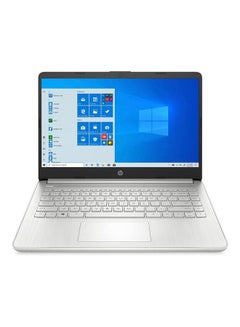 اشتري 14-dq4035cl Laptop With 14-Inch Display, Core i5-1155G7 Processer/12GB RAM/256GB SSD/Intel UHD Graphics/Windows 11 Home English Natural Silver في الامارات