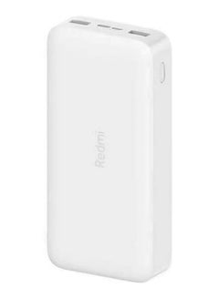 Buy 20000mAh Redmi Portable Fast charge Power Bank White in UAE