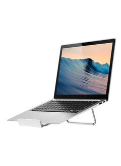 Buy Laptop Stand Adjustable Foldable Lightweight Laptop Desk  Stand for with Cooling Vented for All 11-16" laptop MacBook Pro 2021 MacBook Air Thinkpad Matebook etc Silver in Egypt