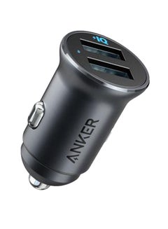 Buy Dual Port USB Car Charger 24W Black in UAE