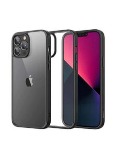 Buy iPhone Protective Case Compatible for iPhone 13 Pro Clear Case with Shock Absorption Anti Scratch TPU Precise Cutouts and Slim Fit iPhone 13 Pro Crystal Case iPhone 13 Pro Black Cover 6.1 inch Black in UAE