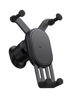 Buy Car Phone Mount, Gravity Mobile Phone Holder for Car Air Vent Hands-free auto Clamping Release Compatible Phone 14/13/12/11/XS Max/XS/XR/8 Plus/7/6S/6P,Galaxy S10+/9/8/7 Note 10/9/8,4.5-6.5 Inches all phones Black in Saudi Arabia