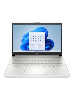 Buy Laptop 14s-dq5025ne With 14-Inch FHD Display, Core i5-1235U Processor / 8GB RAM / 512GB SSD / Intel Iris Xᵉ Graphics / Win11 Home / English/Arabic Natural Silver in UAE