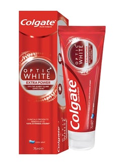 Buy Optic White Extra Power Whitening Toothpaste 75ml in UAE